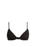 Matchesfashion.com Mara Hoffman - Carla Knot Bikini Top - Womens - Black