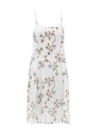 Ladies Lingerie Galanthya - Virginia Floral-print Cotton-muslin Dress - Womens - White Print