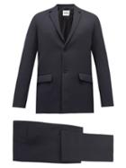 Mens Rtw Jil Sander - Essential Wool-gabardine Suit - Mens - Navy