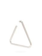 Matchesfashion.com Balenciaga - Triangle Hoop Single Earring - Womens - Silver