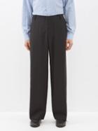 The Row - Kenzai Virgin Wool-blend Trousers - Mens - Black