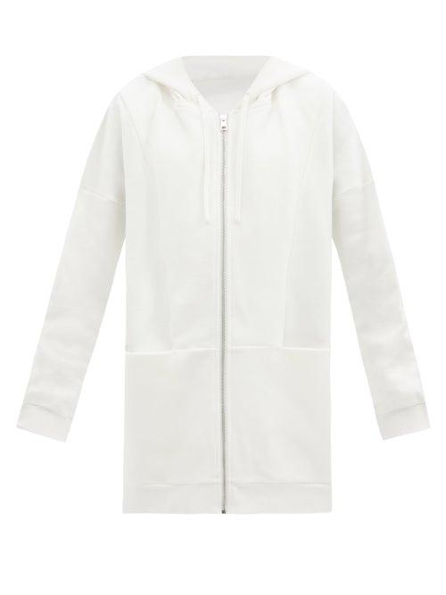 Ladies Activewear Ernest Leoty - Mia Oversized Organic-cotton Hooded Sweatshirt - Womens - White
