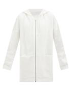 Ladies Activewear Ernest Leoty - Mia Oversized Organic-cotton Hooded Sweatshirt - Womens - White