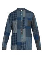 Matchesfashion.com Rrl - Patchwork Cotton Blend Shirt - Mens - Blue Multi