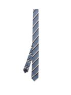 Matchesfashion.com Prada - Striped Silk Tie - Mens - Blue Multi