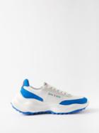 Casablanca - Atlantis Mesh And Suede Trainers - Mens - White Blue