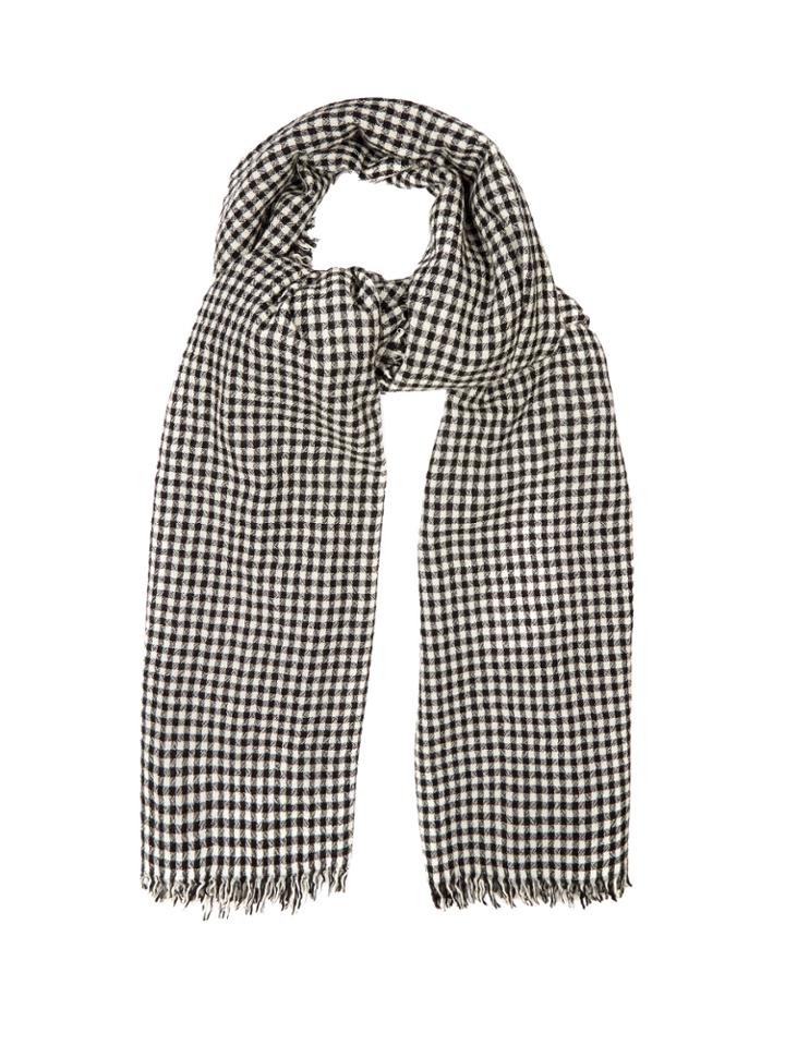 Isabel Marant Étoile Ascah Hound's-tooth Wool Scarf