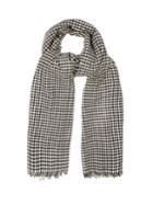 Isabel Marant Étoile Ascah Hound's-tooth Wool Scarf
