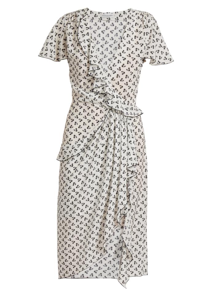 Altuzarra Mesilla Ruffled Cherry-print Silk Dress