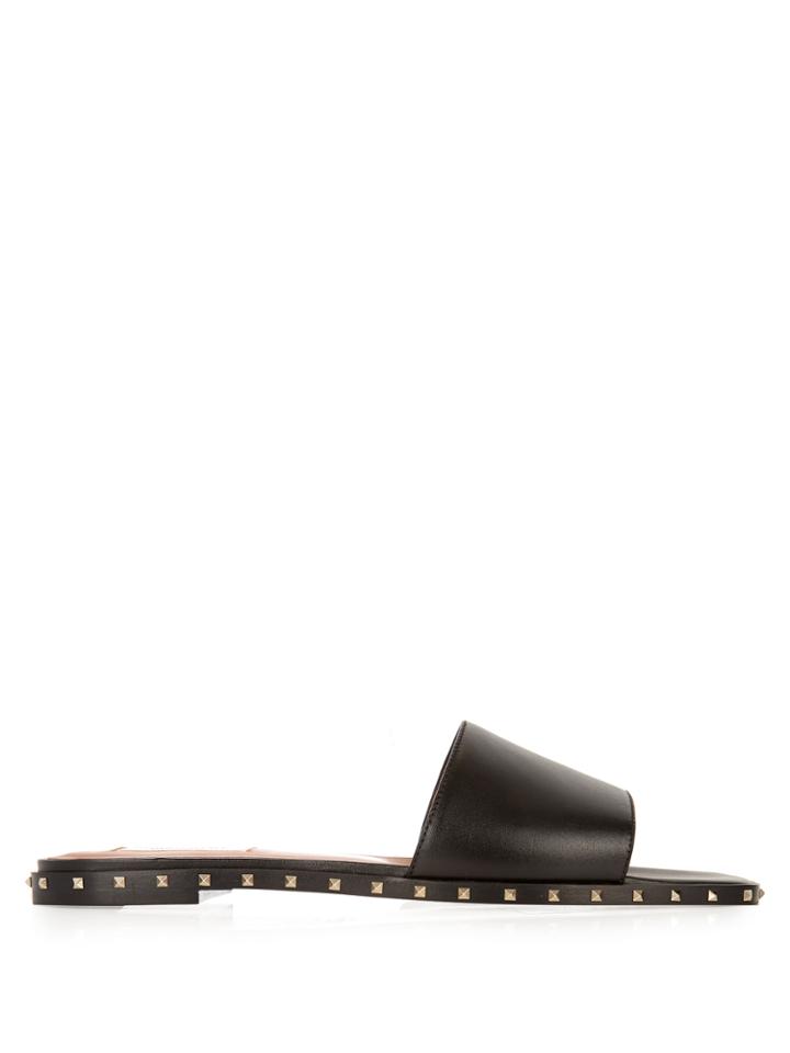 Valentino Soul Leather Slides