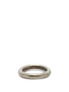 Matchesfashion.com Ann Demeulemeester - Logo-stamped Sterling Silver Ring - Mens - Silver