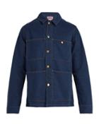 Matchesfashion.com Acne Studios - Albyr Cotton Workwear Jacket - Mens - Blue