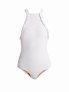 Matchesfashion.com Made By Dawn - Venus Open Back Swimsuit - Womens - White