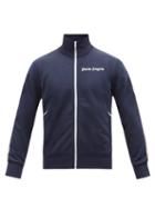 Palm Angels - Side-stripe Jersey Track Jacket - Mens - Navy