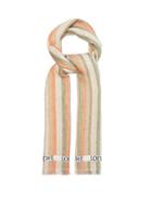 Matchesfashion.com Loewe - Logo-jacquard Striped Linen-blend Scarf - Mens - Beige Multi