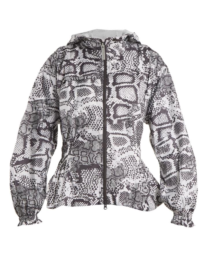 Adidas By Stella Mccartney Run Excl Python-print Performance Jacket
