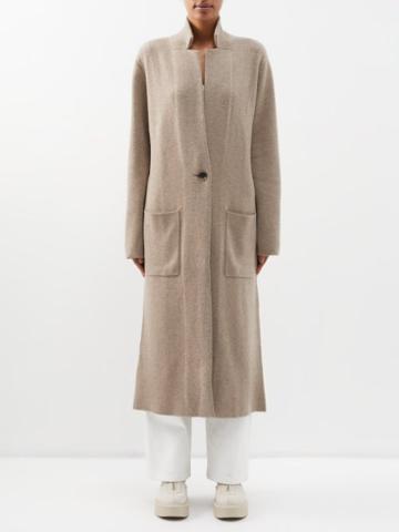 Lisa Yang - Aimee Longline Cashmere Cardigan - Womens - Light Brown