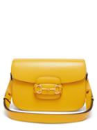 Matchesfashion.com Gucci - 1955 Horsebit Gg Leather Shoulder Bag - Womens - Yellow