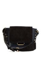 Matchesfashion.com Isabel Marant - Kleny Studded Small Leather Shoulder Bag - Womens - Navy