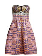 Mary Katrantzou Metallic Circle-jacquard Dress