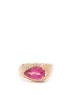 Matchesfashion.com Nadia Shelbaya - 157 Diamond, Tourmaline & Gold Ring - Womens - Gold