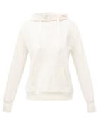 Matchesfashion.com Ernest Leoty - Noemie Cotton-jersey Hooded Sweatshirt - Womens - Ivory