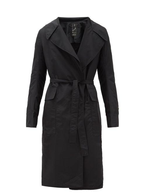 Matchesfashion.com Rick Owens - X Champion Belted Technical Trench Coat - Mens - Black