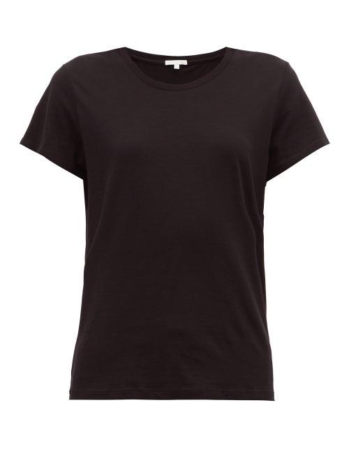 Ladies Lingerie Skin - Ophiria Pima-cotton T-shirt - Womens - Black
