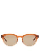 Matchesfashion.com 817 Blanc Lnt - Square Acetate Sunglasses - Mens - Beige