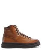 Matchesfashion.com Dunhill - Traverse Lace-up Leather Boots - Mens - Brown