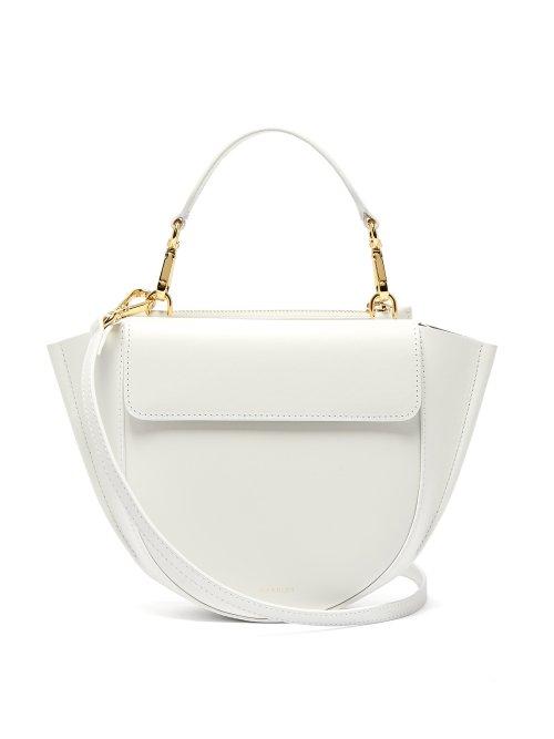 Matchesfashion.com Wandler - Hortensia Mini Leather Cross Body Bag - Womens - White