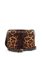 Saint Laurent Spontini Small Leopard-print Calf-hair Bag