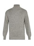 Inis Meáin Wool And Silk-blend Roll-neck Sweater