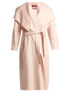 Matchesfashion.com Max Mara Studio - Bosso Coat - Womens - Light Pink