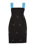 Mother Of Pearl Saffron Embellished Piqu Dress