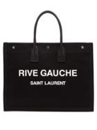 Matchesfashion.com Saint Laurent - Neo Logo-print Canvas Tote Bag - Womens - Black Multi