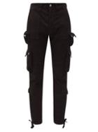 Matchesfashion.com Amiri - Tactical Cotton Cargo Trousers - Mens - Black