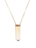 Matchesfashion.com Noor Fares - Dusk Citrine, Sapphire & 18kt Gold Necklace - Womens - White Multi