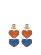 Matchesfashion.com Begum Khan - Scarab Mon Amour Gold-plated Clip Earrings - Womens - Multi