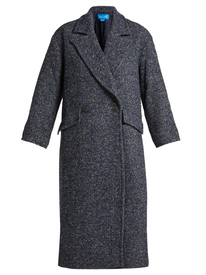 M.i.h Jeans Stamp Double-breasted Tweed Coat