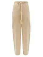 Matchesfashion.com Loewe Paula's Ibiza - Belted Relaxed Linen-blend Trousers - Mens - Beige