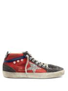 Golden Goose Deluxe Brand Mid Star High-top Canvas Trainers