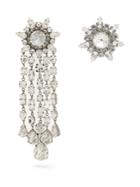 Racil London Asymmetric Crystal-embellished Earrings