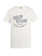 Maison Kitsuné Logo-print Cotton-jersey T-shirt