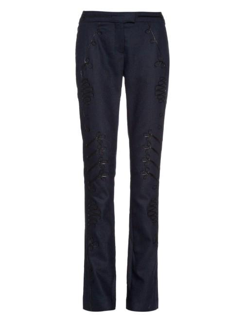 Altuzarra Terrier Motif-appliqu Twill Trousers