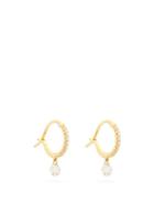 Matchesfashion.com Raphaele Canot - Set Free Diamond & Gold Hoop Earrings - Womens - Yellow Gold