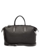 Matchesfashion.com Smythson - Large Grained Leather Holdall - Mens - Black