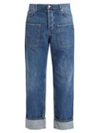 Jw Anderson Pocket-detail Mid-rise Wide-leg Jeans