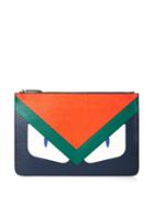 Fendi Bag Bugs Leather Pouch