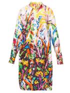 Matchesfashion.com Marni - Fantasia-print Poplin Shirt Dress - Womens - Multi
